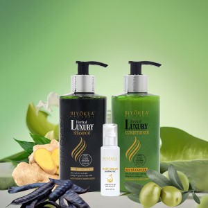 Bộ Dầu gội - Dầu xả và dưỡng tóc thảo dược Herbal Luxury